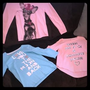 Gap girls long sleeve shirts in  a bundle